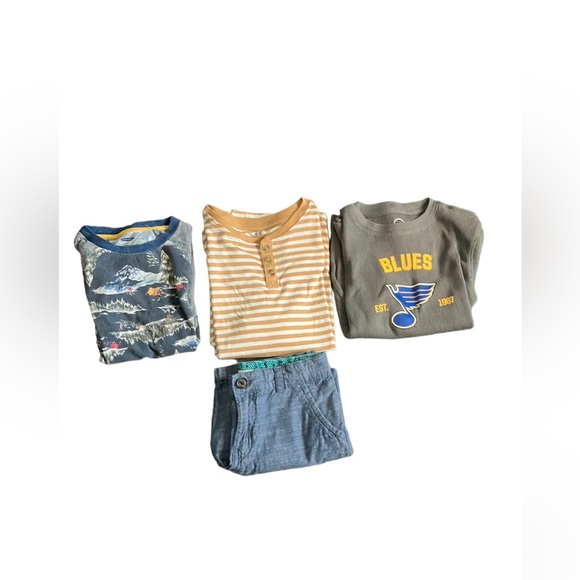 Bundle of shirts and shorts. - Picture 1 of 6